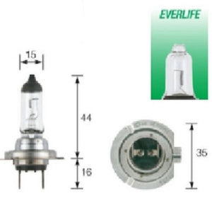 Narva H7 Everlife Halogen Headlight Globes & Parkers Up to 4 Times Longer Life