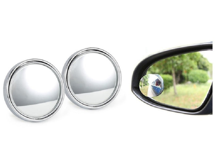 Blind Spot Mirror 50cm Self Adhesive Eliminates Blind Spots Safer Driving 2 Pack