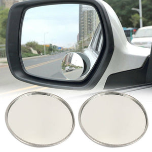 Blind Spot Mirror 50cm Self Adhesive Eliminates Blind Spots Safer Driving 2 Pack