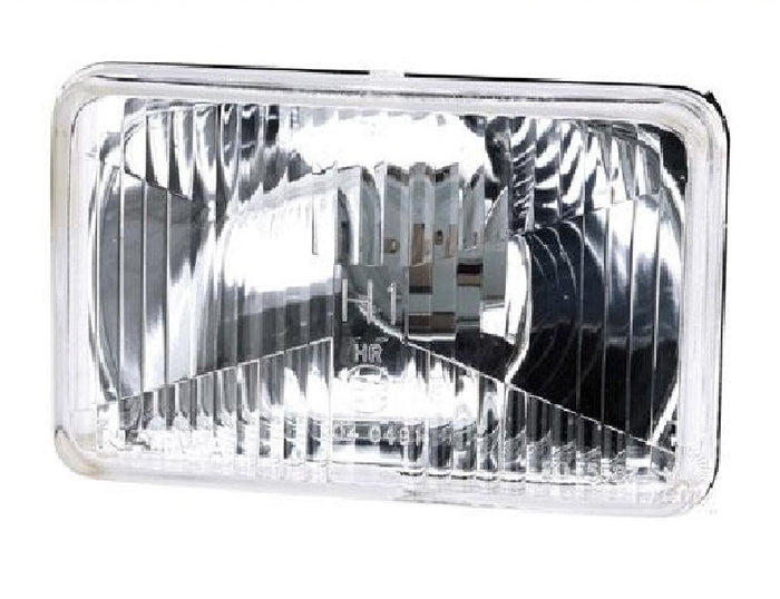 Semi Sealed Beam 100 x 165mm Flat Face High Beam Suitable for H1 Halogen Bulb