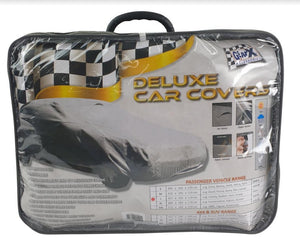 Deluxe Car Cover Fits Subaru 4.33 to 4.57m Soft Non Scratch Water Repellent